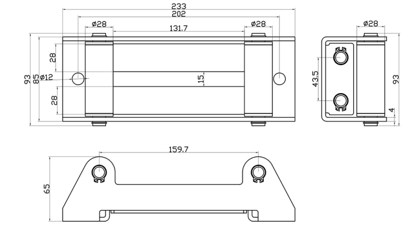SEILROLLENFENSTER FÜR STAHLSEIL (6000) 83x233
