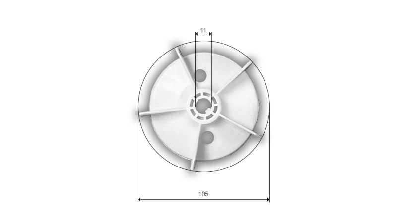 ELEKTROMOTOR WINDMÜHLE MS 63