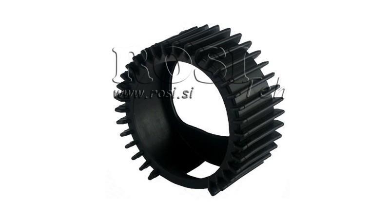 BESKYTTENDE GUMMI FOR MANOMETER DN63 - SVART