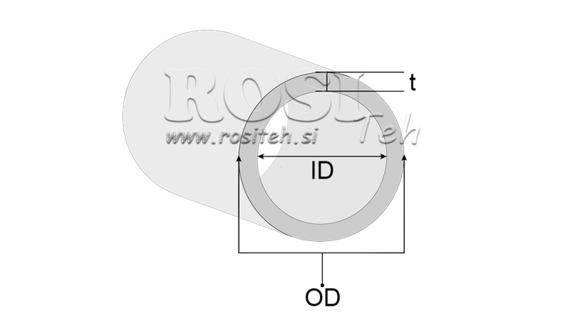 HONANA CEV H9 ZA HIDRAVLIČNI CILINDER 100/115 - 7,5mm (1000mm)