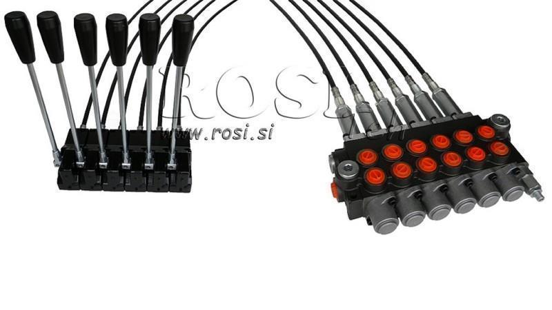 KIT 6xP40 JOYSTICK 1 POSISJON L2500