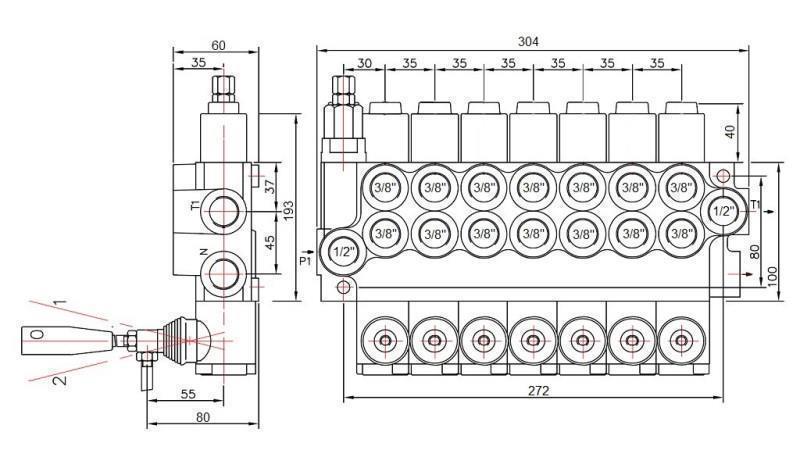 SOUPAPE HYDRAULIQUE 7xP40
