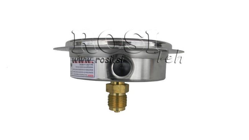 MANOMETER DN100 BAK 0 - 10 BAR - 1/2