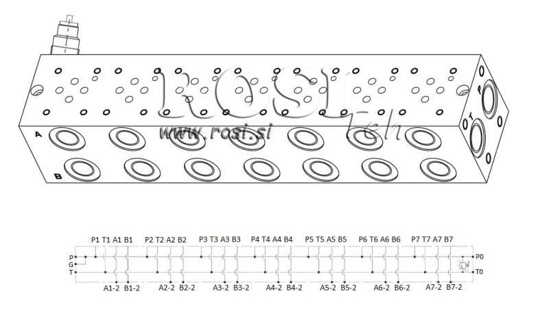 BASE CETOP3 NG6 7M WITH SAFETY