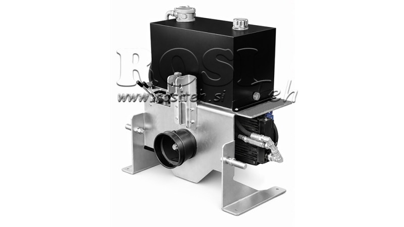 HYDRAULISCHER TRAKTORAGGREGAT KAPAZITÄT 100 lit DURCHFLUSS 53 lit/min 1 X Z80 - MIT ÖLKÜHLER