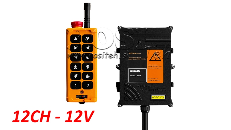 RADIJSKA UPRAVLJAČKA KUTIJA 12CH - 12V