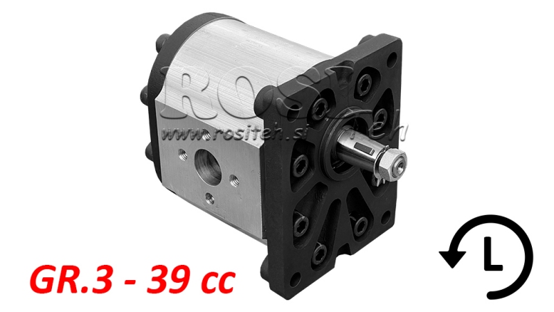 HYDRAULICKÉ ČERPADLO GR.3 39 CC LEVÉ - PŘÍROBNICE