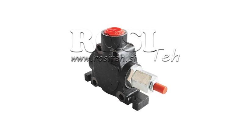 INPUT SECTION FOR HYDRAULIC VALVE PC70