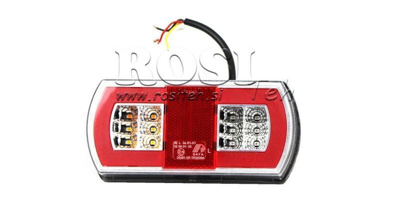 LUCE POSTERIORE A LED COMBINATA 12/24V SINISTRA