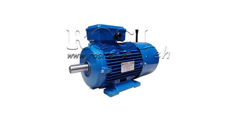 1,5kW-ELEKTROMOS MOTOR FÉKKEL MSH 90L1-4_1400rpm 3Faz lábak-B3