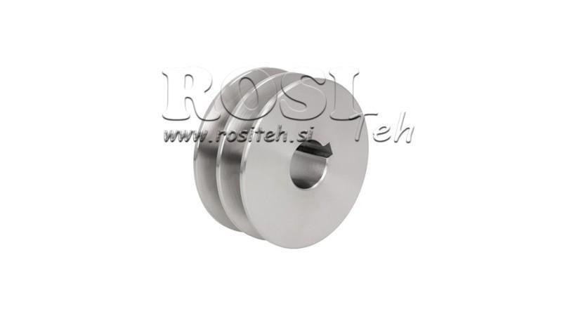 ELECTRIC MOTOR PULLEY 2x13 dia.100/19mm