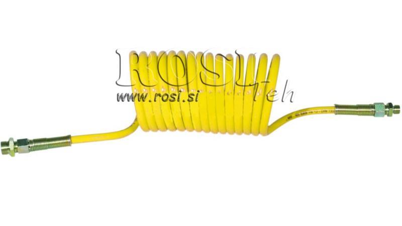 HOSE FOR AIR BRAKES 12x9 16x1,5 - 22x1,5 YELLOW