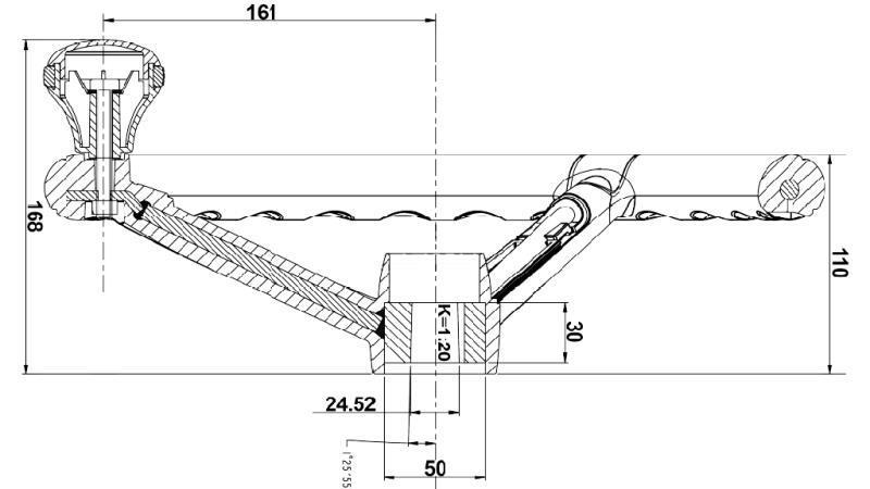 VOLAN DIAMETRU 380 - h 110