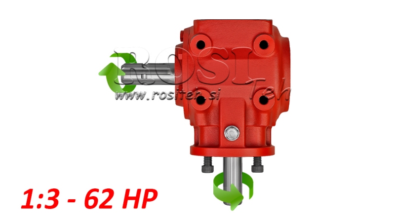 WINKELGETRIEBE T-313J 1:3 (62PS-45,6kW)