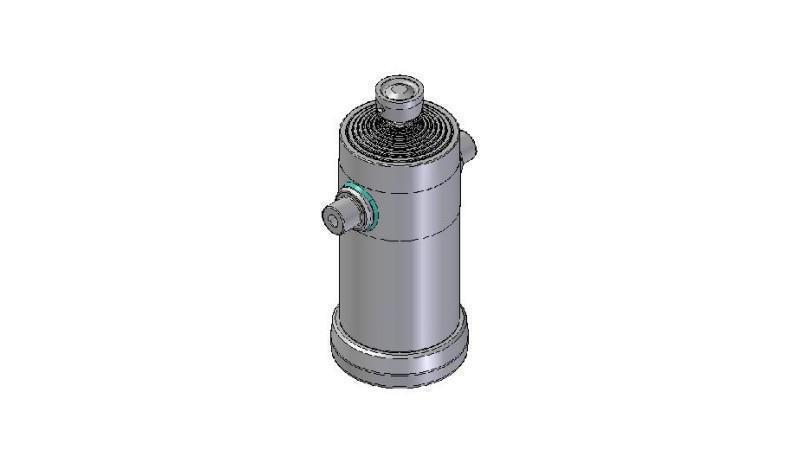 1030S -TELESCOPISKA CILINDRA STANDARTS/BALL 10 POSMI CEĻOJUMS 2330 DIAMETRS 270