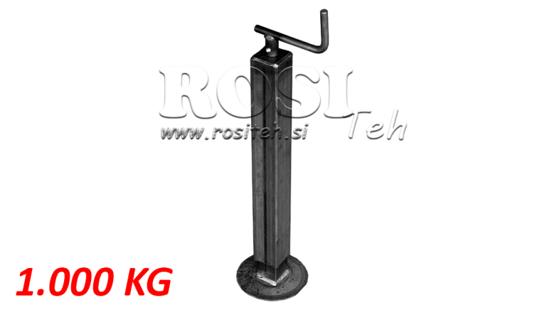 GEWINDESTÜTZBEIN (HÖHE 675mm - HUB 310mm) 1.000KG