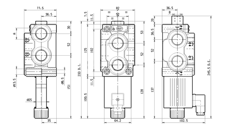 6-WAY VALVE 3/4