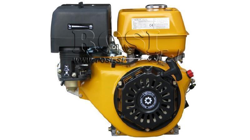 benzinmotor EG4-420cc-9.6kW-13.1HP-3,600 RPM-H-KW25x88.5-kézi indítás