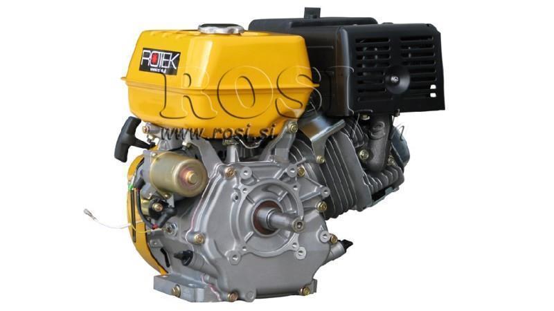 benzínový motor EG4-420cc-9,6kW-13,1HP-3.600 U/min-E-KW25x88.5-elektrický štart