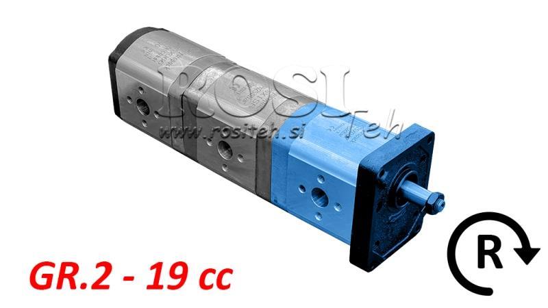 HIDRAULISKĀ SŪKNE 20C19X067 PRIEKŠĒJĀ GR.2 19 CC LABĀ