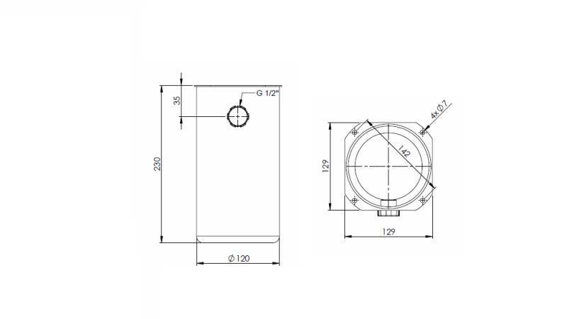 METAL OIL TANK ROLL PP 2 LITER