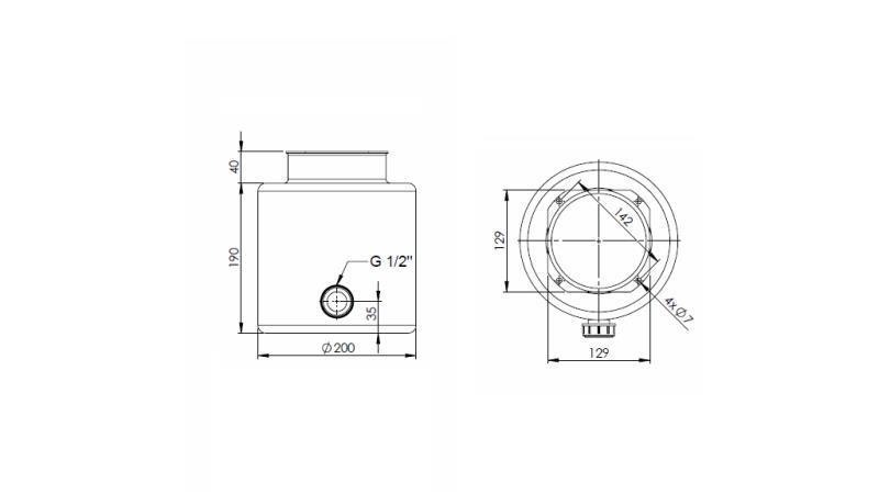 METAL OIL TANK ROLL PP 6 LITER HORZONTAL-VERTICAL