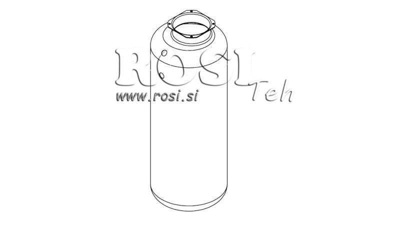 METALLI RESERVUAAR RULL PP 30 LIITRIT HORIZONTAL-VERTIKAALNE