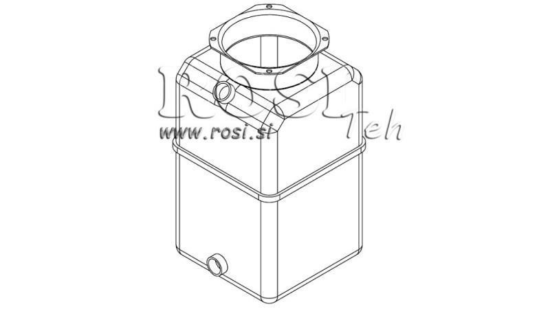 OIL TANK PVC ROLL PP 8 LITER HORZONTAL-VERTICAL