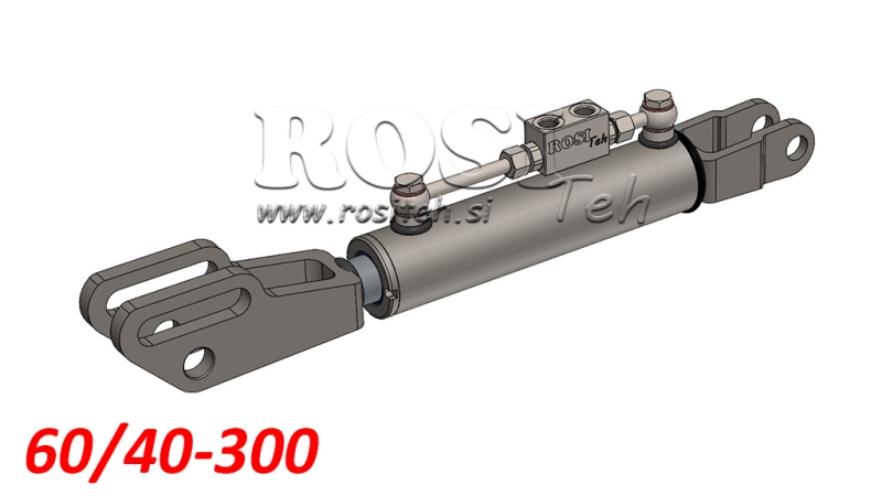 2TON. HYDRAULICZNE CIĘGNO GÓRNE FORK 60/40-300 (650MM-950MM)