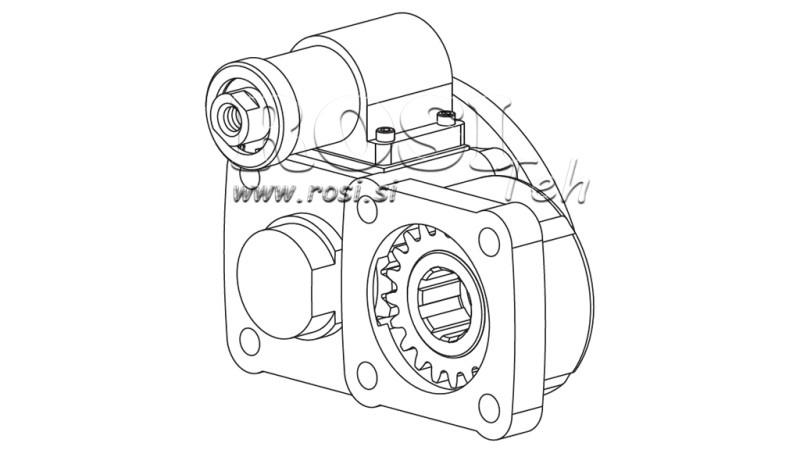 NEBENANTRIEB FÜR HYDRAULIKPUMPE - VOLVO R5-2