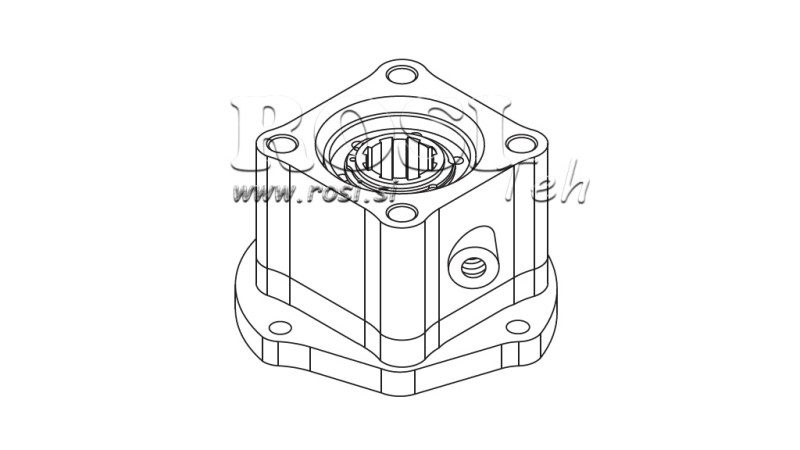 NEBENANTRIEB FÜR HYDRAULIKPUMPE - VOLVO R6-1