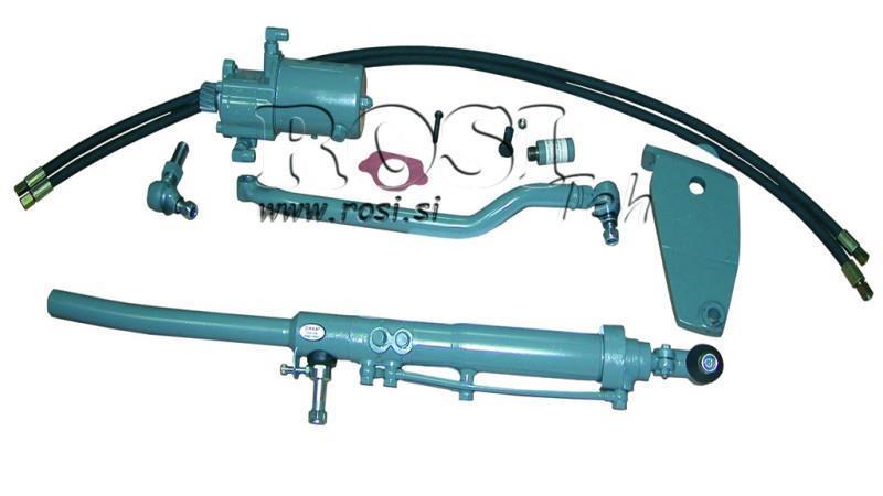CONJUNTO DE DIREÇÃO HIDRÁULICA AUXILIAR MASSEY FERGUSON 185 1 Suporte de Furo