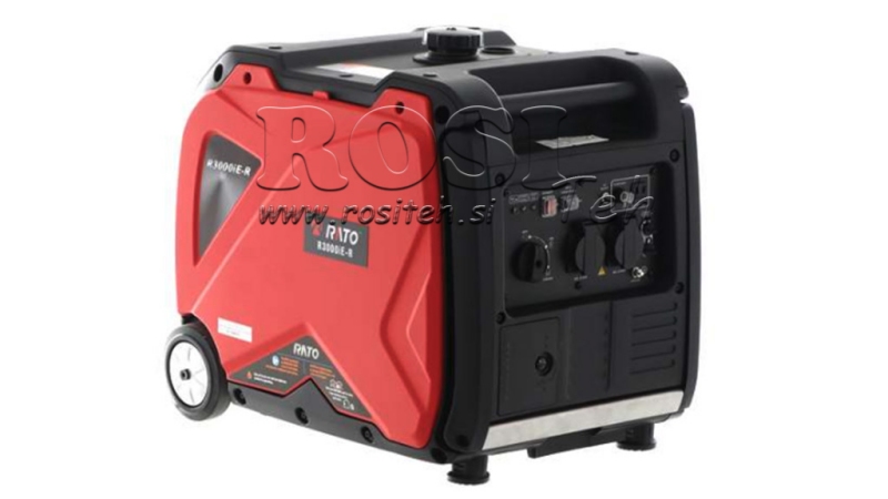 GENERATOR ELEKTRYCZNY Z INWERTEREM R3000 3.2 KW