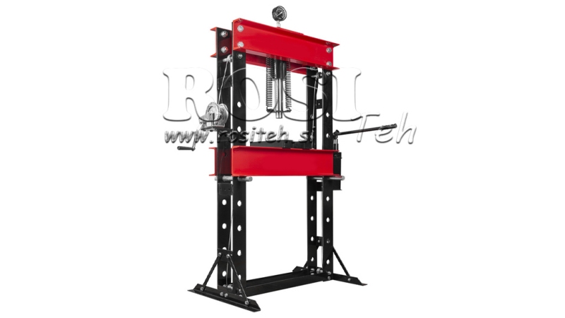 WORKSHOP HYDRAULIC PRESS FOR BEARINGS 50T - two-speed