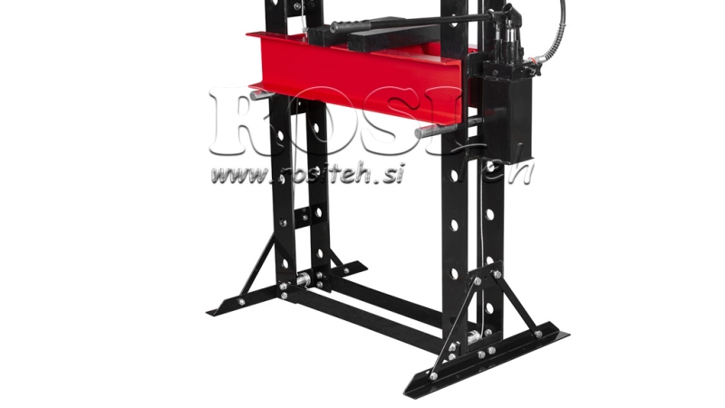 WORKSHOP HYDRAULIC PRESS FOR BEARINGS 50T - two-speed