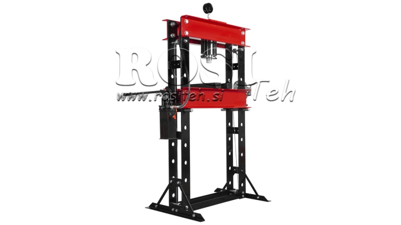 WORKSHOP HYDRAULIC PRESS FOR BEARINGS 50T - two-speed