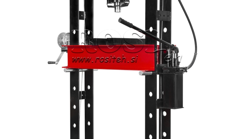 WORKSHOP HYDRAULIC PRESS FOR BEARINGS 50T - two-speed