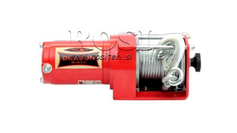 12 V ELECTRIC WINCH DWM 2500 ST - 1133 kg