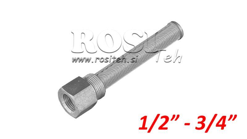 HIDRAULISKAIS CAURUĻU FILTRS 250u 1/2 - 3/4
