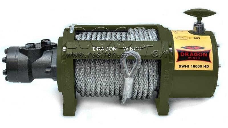 WCIĄGARKA HYDRAULICZNA DWHI 16000 HD - 7257 kg
