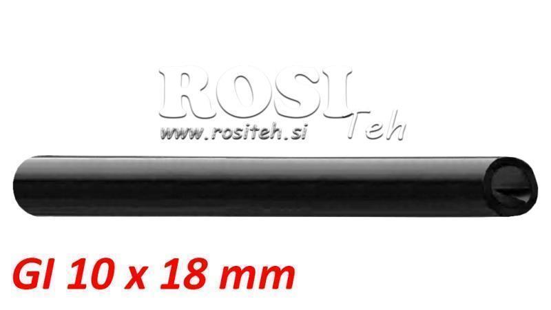 GI LETKU PAINEILMAA H-PLUS AIR MUSTA 10x18mm 20BAR