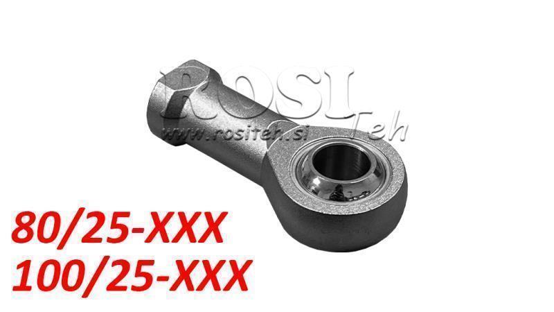 DI MONTERING FÖR PNEUMATISK CYLINDER PCAS 80/25 100/25 (M20x1.5)