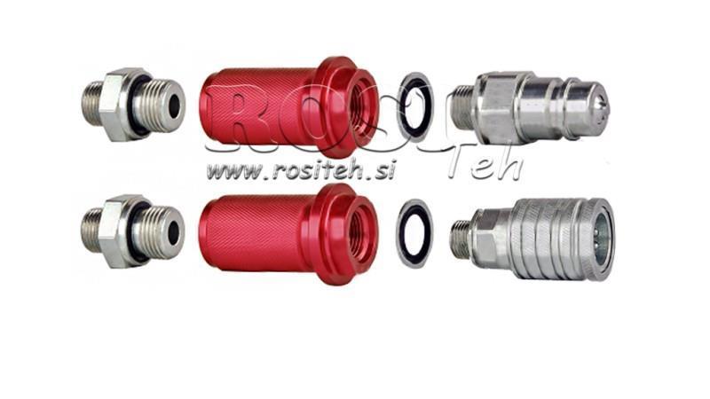 POIGNÉE POUR COUPLAGE RAPIDE MARQUAGE M22-1/2 ROUGE