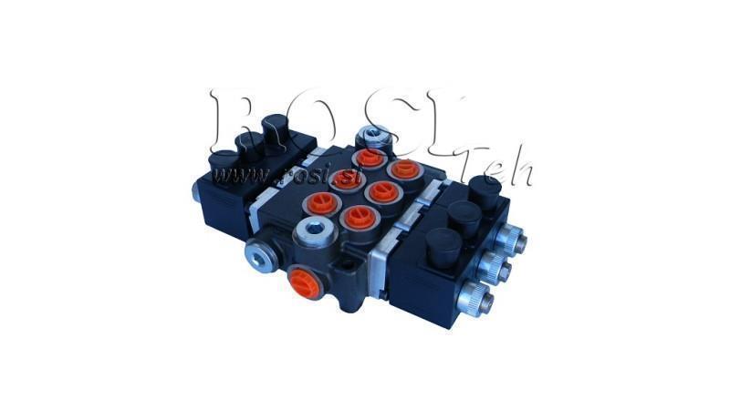 HYDRAULICKÝ VENTIL 3xZ80+12V DC