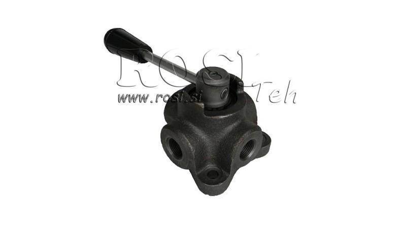 MANUAL 4 WAY VALVE IF 1/2 - 60lit