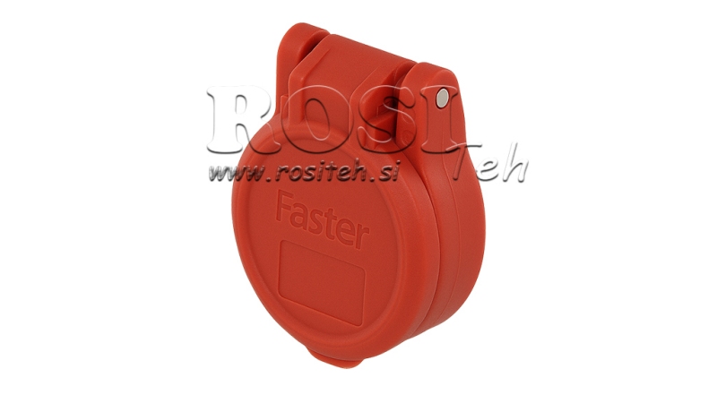 RODE BESCHERMENDE DEKSEL PVC VROUWELIJKE SNELKOPPELING PUSH PULL