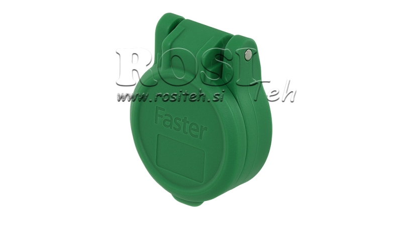 GROENE BESCHERMENDE DEKSEL PVC VROUWELIJKE SNELKOPPELING PUSH PULL