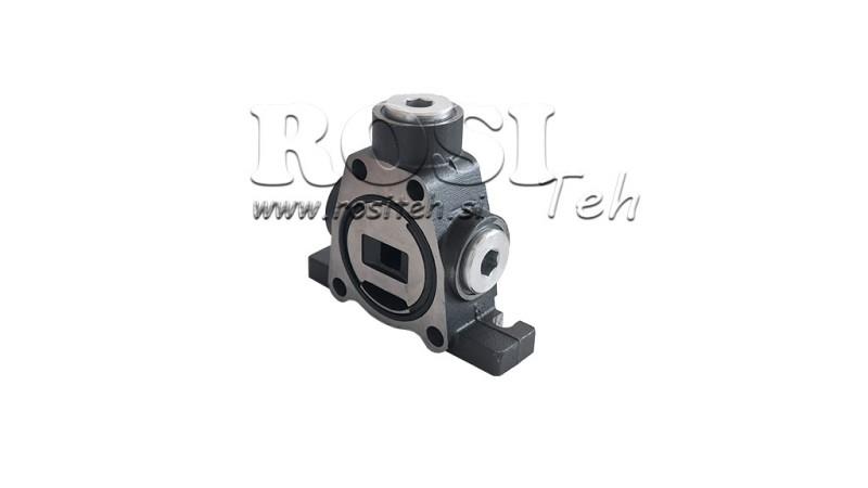 OUTPUT SECTION FOR HYDRAULIC VALVE PC70