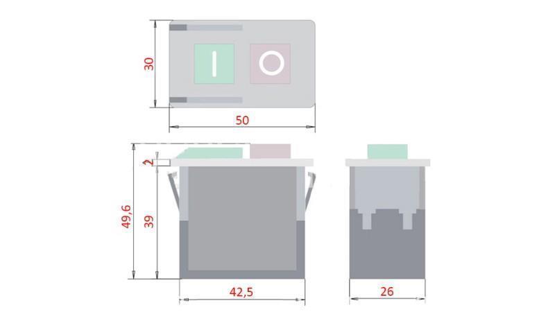 SCHALTER ON/OFF 5E4 250V 6A