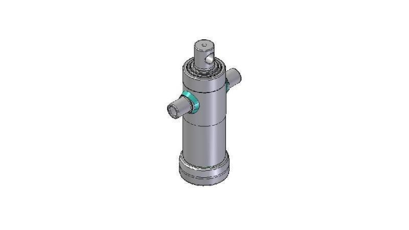 2033F -TELESKOPZYLINDER STANDARD/BOHRUNG 3 STUFEN HUB 683 DURCHMESSER 95